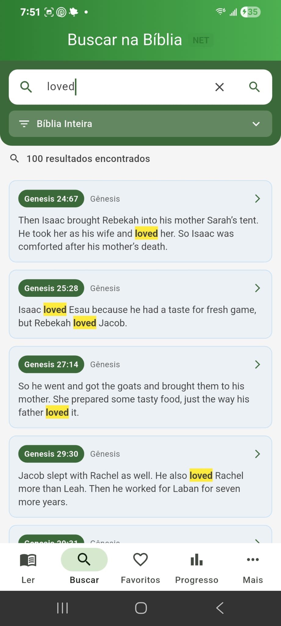 Busca na Bíblia